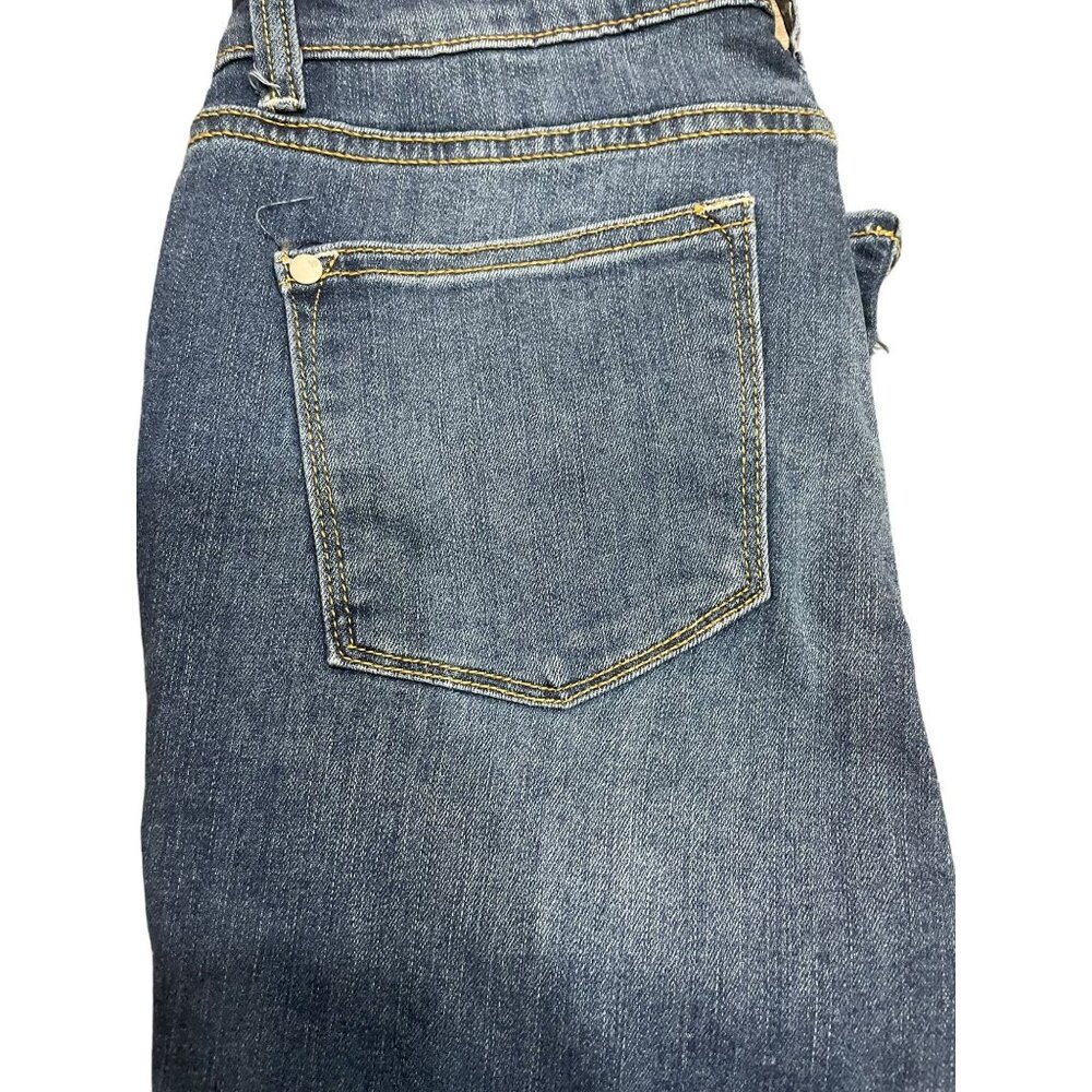 Judy Blue  Medium Wash Mid Rise Cropped Boot Jeans - Picture 4 of 6